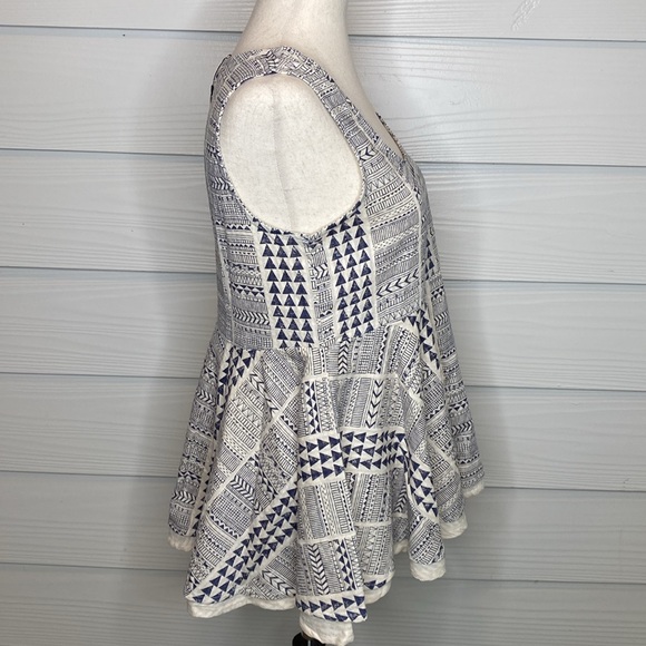 NWT RD & Koko Anthropologie peplum top, sz S - Picture 5 of 11